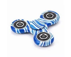 Fidget spinner 'Mixed Blue' - Langdurige spin - Hoogwaardig merk Hand spinner - Uniek design!