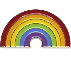 Pin - Speldje - Pins - Regenboog - Rainbow - Pride - Emaille - Metaal - multicolor
