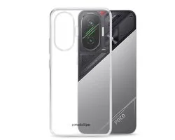 Coque transparente Mobilize compatible avec le POCO F7, coque en TPU flexible | Coque arrière Mobilize Gelly | Coque transparente pour téléphone F7 | Étui F7 | Couverture arrière - Transparente