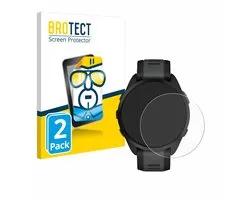 BROTECT - Screenprotector voor Garmin Forerunner 165 / 165 Music - Folie Beschermfolie transparant 2 Stuks