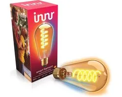 Innr E27 filament lamp - geschikt voor Philips Hue - Zigbee - LED smart bulb - warmwit tot koelwit licht - Edison - slimme verlichting - 620 lumen - dimbaar - 1 pack
