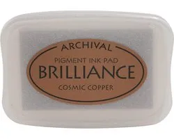 Inktkussen koper - Brilliance ink pad cosmic copper