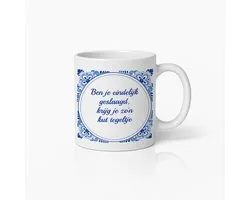 Grappige Geslaagd Mok 330ml – “Ben je eindelijk geslaagd, krijg je zo’n kut tegeltje” – Hilarisch Cadeau voor Studenten, Vrienden & Afgestudeerden