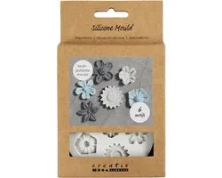 Creativ Company Silicone Vorm Flower H: 0.5 cm L: 1.5-2.5 cm 1 pc