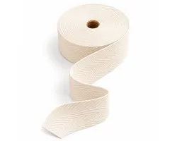 10 METRES - Ruban de Katoen à chevrons - haute qualité - Made in Italy