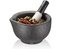 GEFU GRINO Vijzel met Stamper – Ø 7,7 cm – Porselein