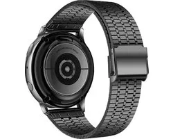 Strap-it Bracelet en acier de Luxe 22 mm - bracelet pour montre intelligente compatible avec Samsung Galaxy Watch 46 mm / Galaxy Watch 3 45 mm / Gear S3 Classic & Frontier - Garmin Vivoactive 4 / Venu 2 - Huawei GT2 46 mm - Amazfit GTR 47 mm - noir