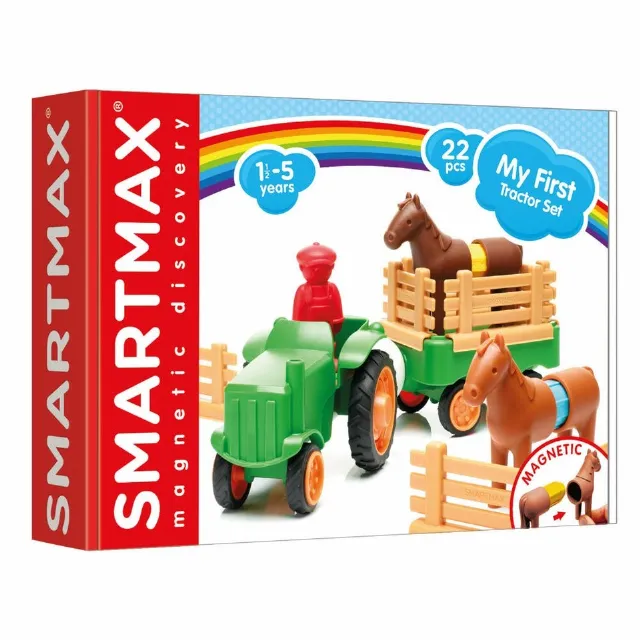 SmartMax My First Tractor Set Jouets magnétiques Jouets de construction