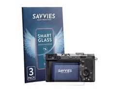 3 Stuks Savvies Screenprotector - geschikt voor Sony A7C II - beschermfolie glas transparant