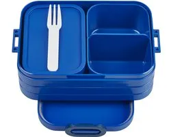 Mepal Bento Lunchbox midi - Broodtrommel - 4 boterhammen - Vivid blue