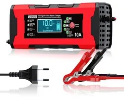 SAPOWER® Acculader D125 – 12v10A/24v5A - Druppellader Motor, Auto en Boot en meer