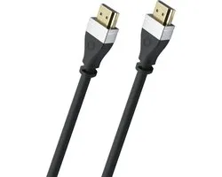 OEHLBACH D1C33100, 1 m, HDMI Type A (Standard), HDMI Type A (Standard), Compatibilité 3D, 48 Gbit/s, Noir
