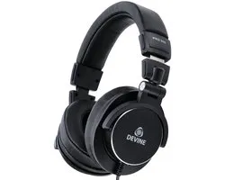Studio Koptelefoon - incl. mini-jack adapter - Devine PRO 900 - Zwart