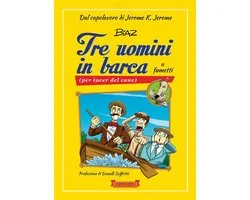 Piccola Biblioteca del Sorriso - Tre uomini in barca a fumetti