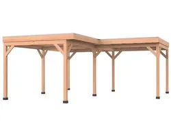 Douglas overkapping, L-model, 600 x 600, Westwood Comfort