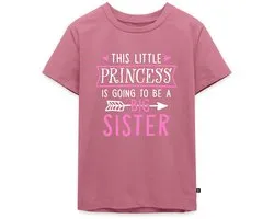 This Princess Is Going To Be A Big Sister Hartjes Premium T Shirt Kinderen