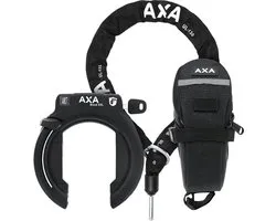 Axa Block XXL met ULC130 insteekketting en zadeltas