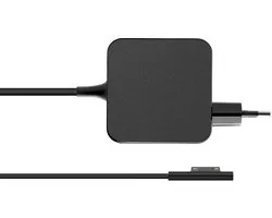 Chargecom - 65W A1706/ Q4Q-00002 Adapter/Oplader - geschikt voor Microsoft Surface Pro 5/6/7/8 - Surface Book/Book 2 - Surface Pro 2017 - Surface Go -  Surface X