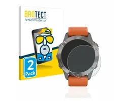 BROTECT - Screenprotector voor Garmin Fenix 6 / 6 Pro / 6 Pro Solar - Folie Beschermfolie matte 2 Stuks