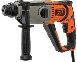BLACK+DECKER BEHS02K- QS Marteau perforateur pneumatique - 800W - avec accessoires en mallette