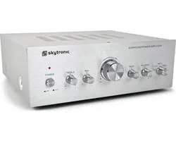 Stereo Versterker met 400 Watt en 3 Bands Toonregeling - SkyTronic - 4 Inputs