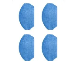 CleanWise Henk - 4 Dweildoeken - Dweilpads voor robotstofzuiger CleanWise Henk