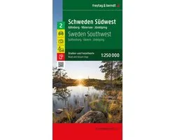 Sweden Southwest Road and Leisure Map