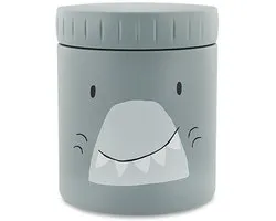 Trixie Geïsoleerde Voedselcontainer - Mr. Shark - 350ml - Thermo Lunchpot voor Kinderen - RVS - Vanaf 4 Maanden - Lekvrij & Lichtgewicht