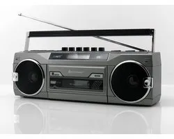 Soundmaster SRR80TI, Retro stereo radio/cassetterecorder met DAB+, bluetooth en USB en SD, encoding