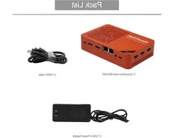 Mini PC NAS - Opslag Server - Thuis Cloud - 4-Bay NVMe Opslag - 12GB RAM - Oranje