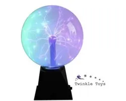 Sphère de puissance plasma disco avec néon vert 20 cm (MOONLIGHT)