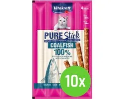 Vitakraft Purestick - Kattensnacks - Koolvis - MSC - 10 x 4 st