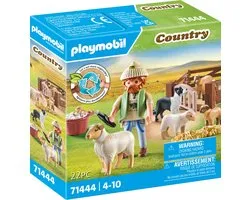 PLAYMOBIL Country Jeune berger avec mouton - 71444
