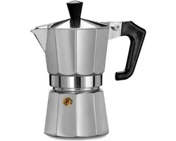 Espresso kan Pezzetti, 3-kops Italexpress - aluminium espresso maker