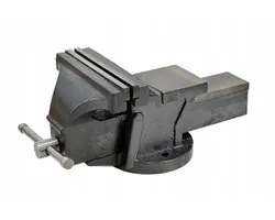 AWTOOLS werkbankklem 125mm - Gietijzer, Geharde Bekken