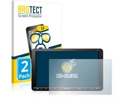 BROTECT - Screenprotector voor Sony XAV-AX8050D - Folie Beschermfolie transparant 2 Stuks