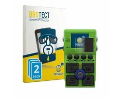 BROTECT - privacy screenprotector voor Zoom MS-90LP Plus - Folie Beschermfolie Blauwlichtfilter 2 Stuks