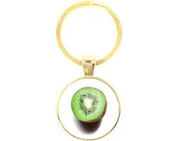 Sleutelhanger Glas - Kiwi
