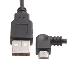 Haakse Micro-USB-kabel voor opladen en synchroniseren - Geschikt voor TomTom GO 40/50/500/5000/5100/600 GPS-navigatiesystemen - 1 m kabel