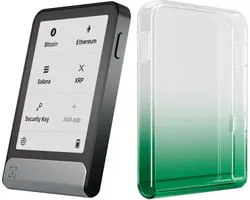 Ledger Flex + Beschermhoes Groen - Hardware Wallet - Wallet voor Bitcoin, Ethereum en vele andere crypto
