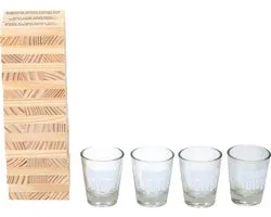 Lifetime Games Drunken Tower - Jenga drankspel met opdrachten - Shotspel