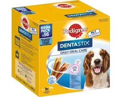 Pedigree Hondensnack Tandverzorging DentaStix Medium Dog Multipack (8 x 7) 1,44 kg