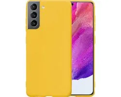 Coque Samsung S21 FE Siliconen - Coque Samsung Galaxy S21 FE - Coque Samsung S21 FE - Jaune