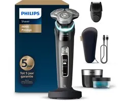 Rasoir électrique Philips i9000 Prestige pour homme - Avec système de Clean Quick et tondeuse à barbe - Zwart - XP9200/33