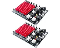 Complete Soldering Kit voor Beginners - 2-delige DIY Solderen Set met LED en Bouwprojecten voor Elektronica en Hobbyisten
