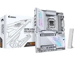 Gigabyte Moederbord X870E A Pro X Ice Am5 Ddr5 M.2 Pcie5.0 Usb4 Atx Wi