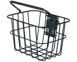 Fietsmand Around ACE Afneembaar incl. Klick Fix adapter - Matzwart