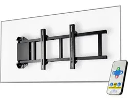 Motorized TV Wall Mount 75 inch - 40kg Adjustable with Remote Control - Smart Home Solution for LED LCD OLED QLED Screens