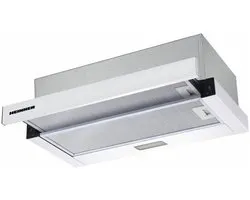 Hotte aspirante sous plan Heinner – Télescopique – 60 cm – 358,4 m³/h – 2 niveaux de puissance – Éclairage LED– Filtre à graisse en aluminium – Garantie 5 ans – Wit