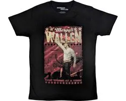 Morgan Wallen - T-shirt pour hommes One Thing At A Time - S - Zwart